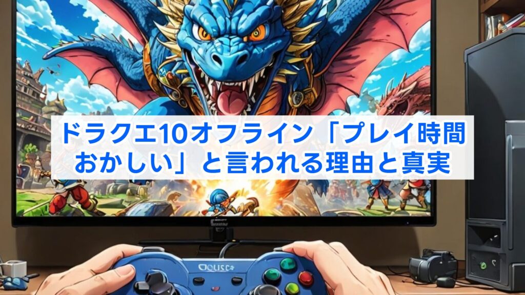 ドラクエ10オフライン「プレイ時間 おかしい」と言われる理由と真実