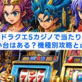 ドラクエ5カジノで当たりやすい台はある？機種別攻略と必勝法