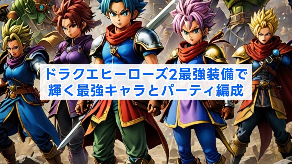 ドラクエヒーローズ2最強装備で輝く最強キャラとパーティ編成