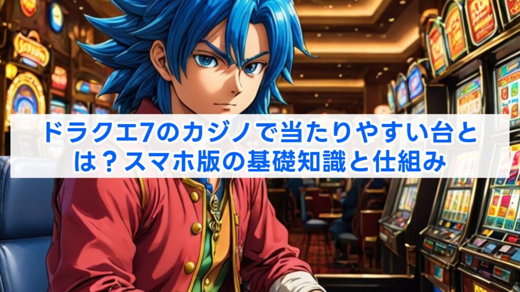 ドラクエ7のカジノで当たりやすい台とは？スマホ版の基礎知識と仕組み