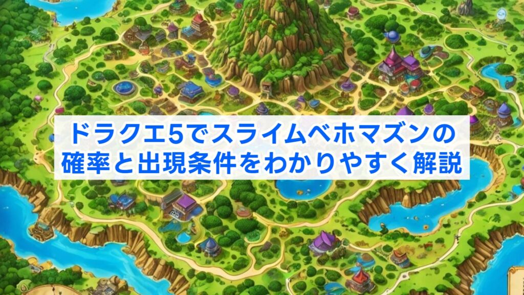 ドラクエ5でスライムベホマズンの確率と出現条件をわかりやすく解説